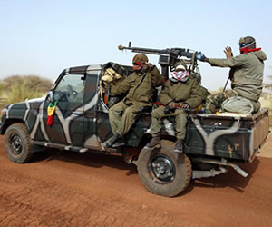 Malideki Cihadçı Grupların Haritası Mali'deki Cihadçı Grupların Haritası
