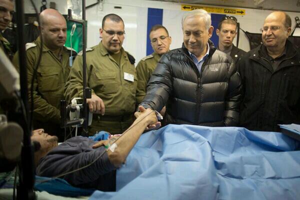 Netanyahu’dan yaralı Suriyeli militanlara ziyaret / Suriyeli bozgunculardan Netanyahu’ya teşekkür Netanyahu’dan yaralı Suriyeli militanlara ziyaret / Suriyeli bozgunculardan Netanyahu’ya teşekkür